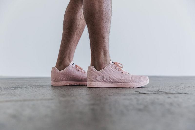 Nobull Blush Heather Men's Trainers Pink | USA F1440D